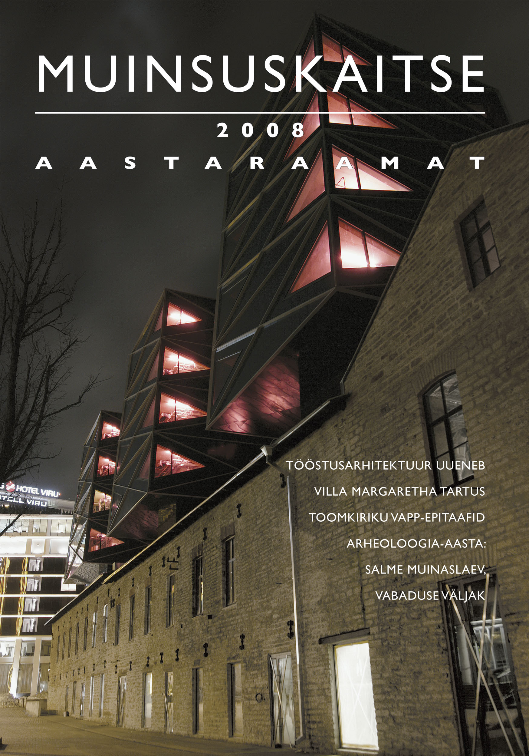 Muinsuskaitse aastaraamat 2008 esikaas
